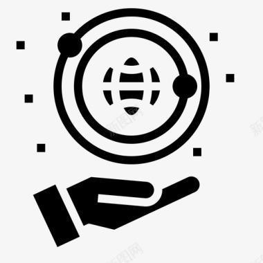 天文学教育和学习14填充图标图标