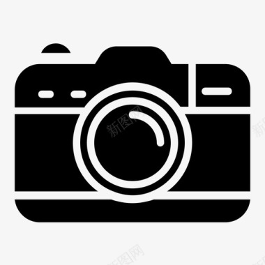 摄影数码相机摄影相机摄影器材图标图标