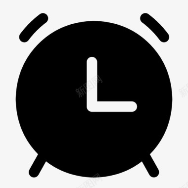 闹钟 时间 计时 提醒 限时 通知 面性图标