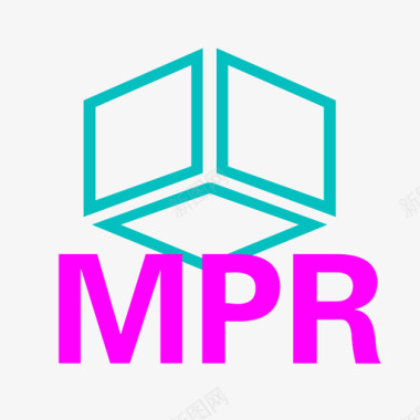 MPR三维融合图标
