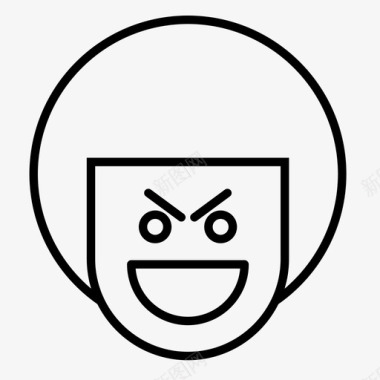 大叫男孩男孩表情脸图标图标
