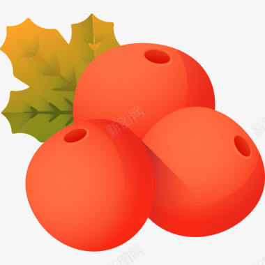 浆果感恩节99彩色图标图标