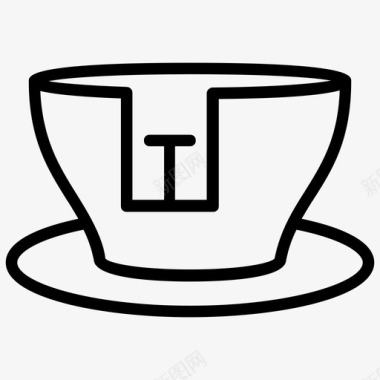 茶杯游乐设施茶杯游乐场茶杯摇摆图标图标