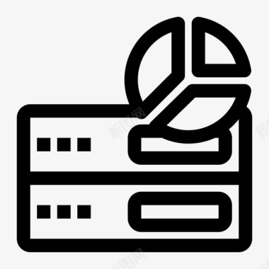 服务器图形图表数据库图标图标