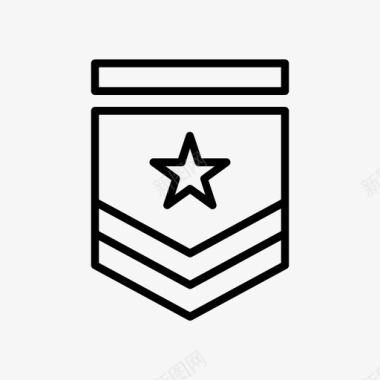 军衔徽章肩章图标图标