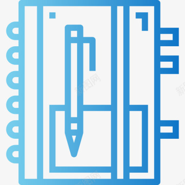 幻彩渐变背景笔记本文件和文件46渐变图标图标