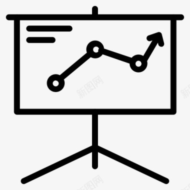 计分板图标演示文稿板图表图标图标