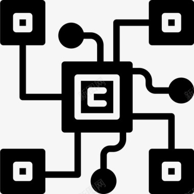 区块链ppt区块链技术72固态图标图标