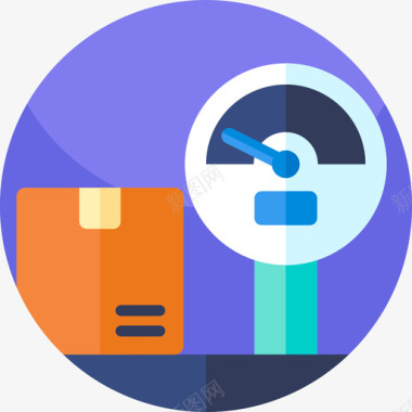 150重量交付150扁平图标图标