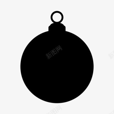 圣诞球装饰礼物图标图标