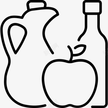 苹果醋添加剂苹果图标图标