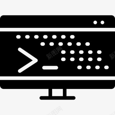 手持终端超级终端应用程序技术图标图标