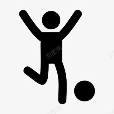 跑步锻炼健身图标图标