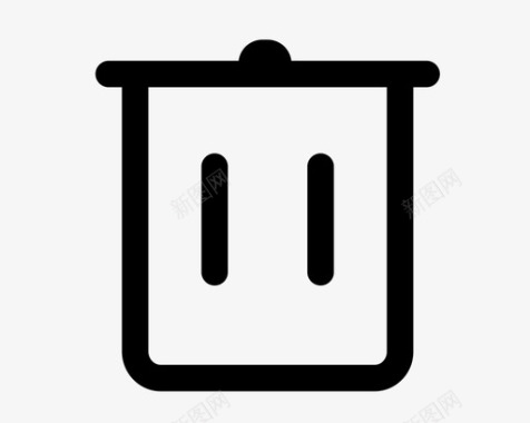 垃圾删除图标垃圾箱图标