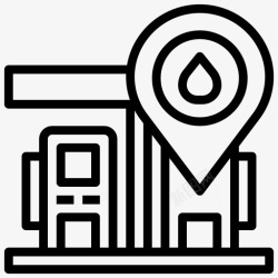 地产地理位置地理位置地址商业和购物图标高清图片