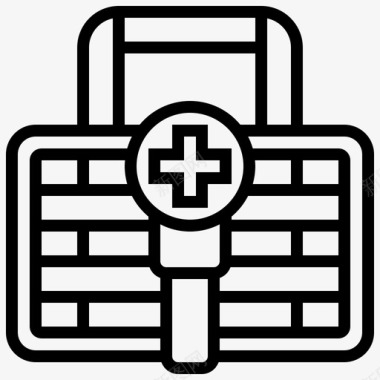 急救工具箱医疗图标图标