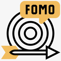 fomoFomo加密货币86黄影图标高清图片