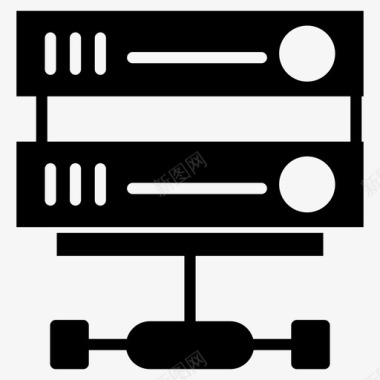 大型战舰数据库数据中心大型机图标图标
