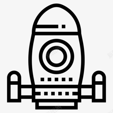 太空船火箭玩具图标图标