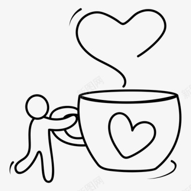 爱的茶茶杯最爱的茶图标图标