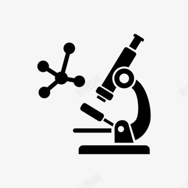 实验科学的图标生物学医学科学图标图标