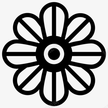 花卉画装饰花花卉图标图标