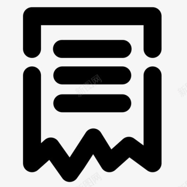 收据收据发票业务图标图标