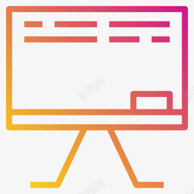 107白板107学校梯度图标图标