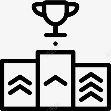 讲台讲台成功57直线型图标图标