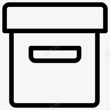 储物箱文件业务图标图标