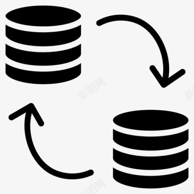 实惠共享传输数据中心数据库图标图标