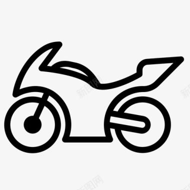 摩托车比赛运动图标图标