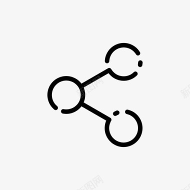 合作卡通人物共享连接合作图标图标