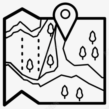 湖北省地图线地图gps定位我们图标图标