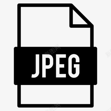 solidjpeg文件文档扩展名图标图标
