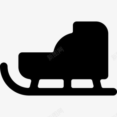 骑雪橇雪橇圣诞284加油图标图标