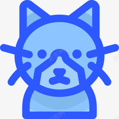 拉布拉多品种猫猫品种1蓝色图标图标