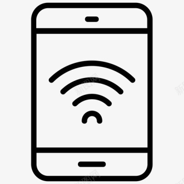 手机互联网wifi技术手机创新技术图标图标