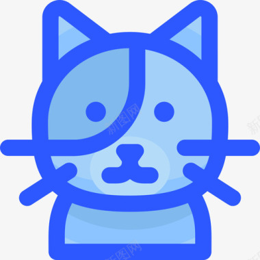拉布拉多品种猫猫品种1蓝色图标图标