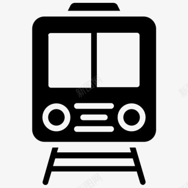 地铁公共列车公共交通图标图标