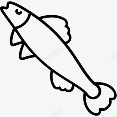 鲱鱼鱼食物图标图标