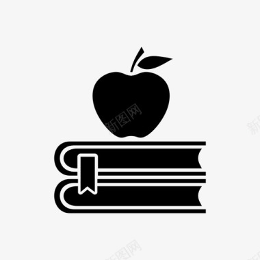 教育苹果书籍图标图标