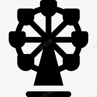 摩天轮游乐场48已满图标图标