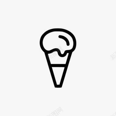甜品冰淇淋甜点食品图标图标