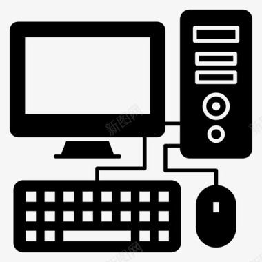 个人电脑桌面家用电脑图标图标