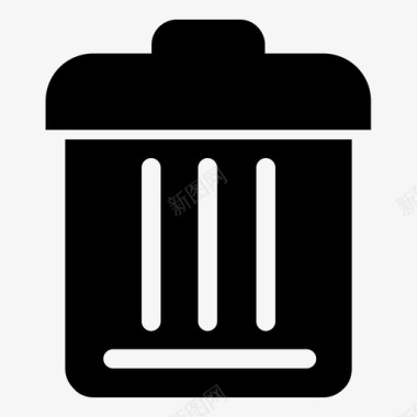 垃圾删除图标垃圾桶删除移除图标图标