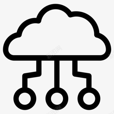云服务器连接云服务器图标图标
