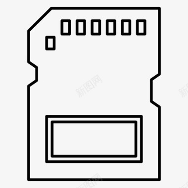 左手拿卡sd卡存储卡存储芯片图标图标