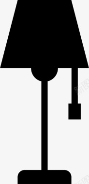 台灯灯泡桌子图标图标