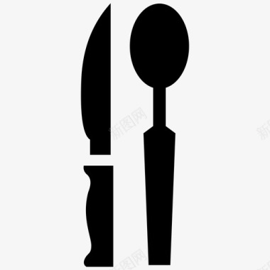 餐具套装食物厨房图标图标
